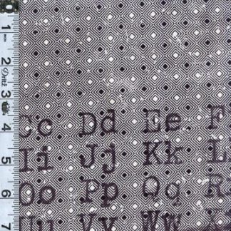 Memoranda Black Font Yardage SKU# PWTH096-BLAC
